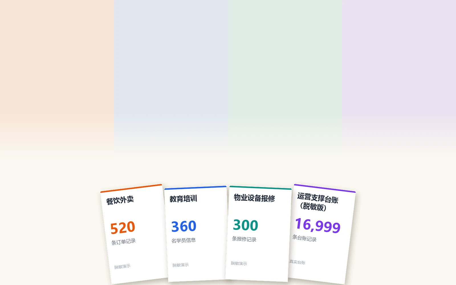 运营数据看板工具 成品截图
